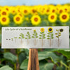 sunflower life cycle sign