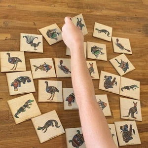 Kadink Wooden Memory Game Australian Animals