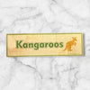 room plaques for kangaroos room in day care