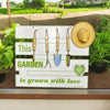 show you are proud of your garden sign