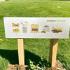 outdoor learning about composting process